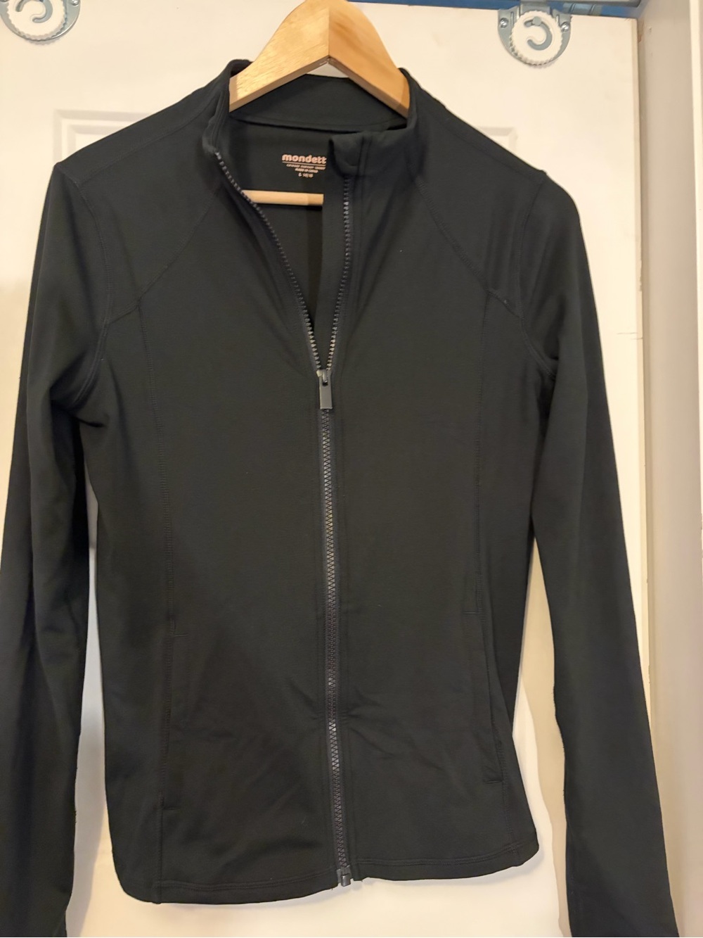 Mondetta Black Full-Zip Active Utility Jacket